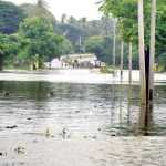 നഞ്ചൻകോട് പാതയിൽ വെള്ളക്കെട്ട്; വാഹനങ്ങൾ വഴിതിരിച്ചുവിട്ടു