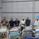 ഹജ്ജ് തീർഥാടകർക്ക് ആശ്വാസമായി ബെംഗളൂരു എഐകെഎംസിസി പ്രവർത്തകർ