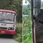 ഓടുന്ന ബസിൽ നിന്ന് തെറിച്ചുവീണ് യുവതിക്ക് പരുക്ക്