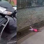 സ്‌കൂട്ടർ മേൽപ്പാലത്തിൽ നിന്ന് താഴേയ്ക്ക് പതിച്ച് അപകടം; 32കാരിക്ക് ദാരുണാന്ത്യം