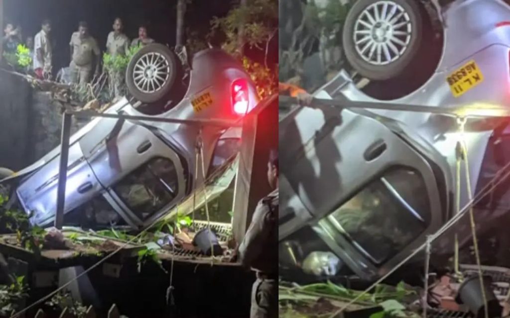 കാര്‍ കിണറ്റിലേക്ക് മറിഞ്ഞ് അപകടം