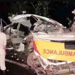 ഫയർ എൻജിനും ആംബുലൻസും കൂട്ടിയിടിച്ച് ആംബുലൻസ് ഡ്രൈവർ മരിച്ചു