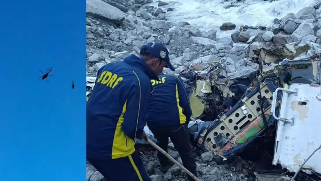 കേദാര്‍നാഥില്‍ ഹെലികോപ്റ്റര്‍ തകര്‍ന്നു വീണു; വീഡിയോ