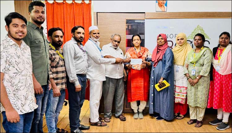 വയനാട് ദുരന്തഭൂമിയിലെ പുനരധിവാസത്തിനായി മുഖ്യമന്ത്രിയുടെ ദുരിതാശ്വാസ നിധിയിലേക്ക് എം.എം.എ ജീവനക്കാർ തുക കൈമാറി