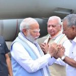 പ്രധാനമന്ത്രി കണ്ണൂരിലെത്തി; മുഖ്യമന്ത്രിയും ഗവര്‍ണറും ചേര്‍ന്ന് സ്വീകരിച്ചു