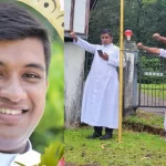 പതാക ഉയർത്തിയ കൊടിമരം മാറ്റുന്നതിനിടെ വൈദ്യുതി ലൈനില്‍ തട്ടി യുവവൈദികന് ദാരുണാന്ത്യം