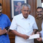 മുഖ്യമന്ത്രിയുടെ ദുരിതാശ്വാസ നിധിയിലേക്ക് 5 ലക്ഷം രൂപ നല്‍കി ബെംഗളൂരു വ്യവസായി ബിനോയ് എസ് നായർ