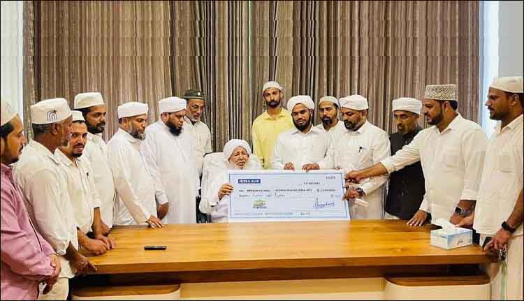 വയനാട് പുനരധിവാസം: എസ്.വൈ.എസ് സാന്ത്വന ആദ്യഘട്ട സഹായം നൽകി