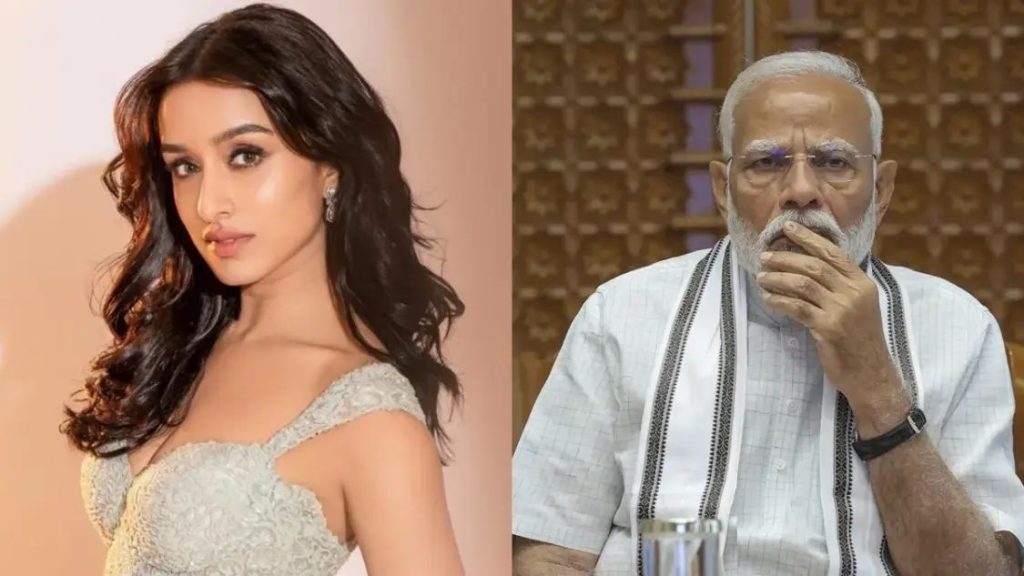 ഇന്‍സ്റ്റഗ്രാം ഫോളോവേഴ്സില്‍ നരേന്ദ്ര മോദിയെ മറികടന്ന് ശ്രദ്ധ കപൂര്‍