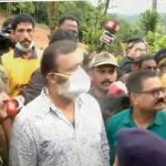 കേന്ദ്ര മന്ത്രി സുരേഷ് ഗോപി ദുരന്തഭൂമിയില്‍