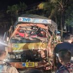 കു​ട​കി​ൽ ടാ​ങ്ക​റും ലോ​റി​യും കൂ​ട്ടി​യി​ടി​ച്ച് ഒ​രു മ​ര​ണം