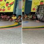 കുട്ടികൾക്ക് വിളമ്പിയ മുട്ട ഫോട്ടോ എടുത്ത ശേഷം തിരിച്ചെടുത്തു; രണ്ട് ജീവനക്കാർക്ക് സസ്പെൻഷൻ