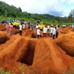 പുത്തുമലയിൽ കൂട്ടസംസ്കാരം;  തിരിച്ചറിയാത്ത 16 പേരുടെ സംസ്കാരം പൂര്‍ത്തിയായി