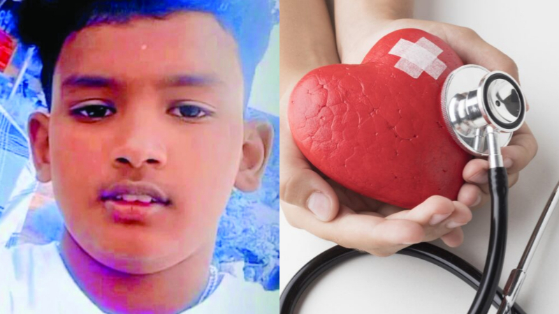 വീട്ടിൽ ടിവി കണ്ടുകൊണ്ടിരിക്കെ എട്ടാം ക്ലാസ് വിദ്യാർഥി ഹൃദയാഘാതം മൂലം മരിച്ചു