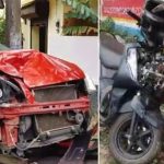 കാര്‍ മൂന്ന് വാഹനങ്ങളുമായി കൂട്ടിയിടിച്ച്‌ അപകടം; മൂന്നു പേര്‍ക്ക് പരുക്ക്