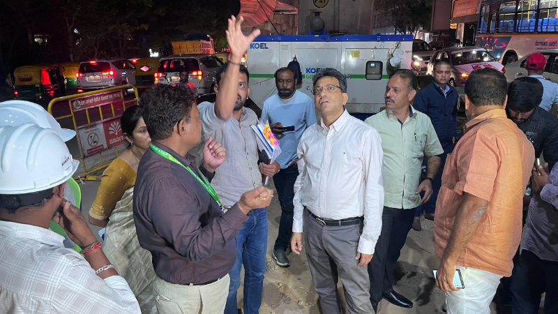 ഈജിപുര മേൽപ്പാല നിർമാണത്തിൽ കാലതാമസം; കരാറുകാരന് പിഴ ചുമത്തി