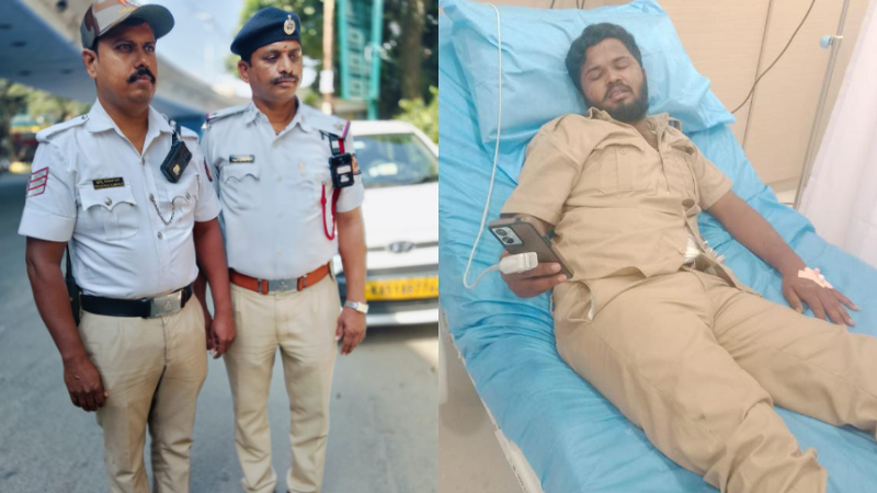 ഡ്രൈവിംഗിനിടെ ബിഎംടിസി ബസ് ഡ്രൈവർക്ക് ഹൃദയാഘാതം; യാത്രക്കാർ രക്ഷപ്പെട്ടത് തലനാരിഴയ്ക്ക്