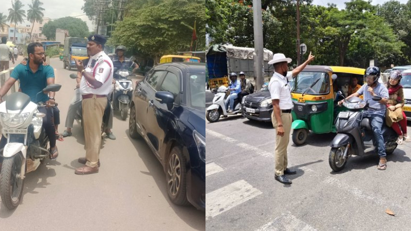 ട്രാഫിക് പോലീസുകാർക്ക് ഡ്യൂട്ടിയിൽ തൊപ്പി നിർബന്ധമാക്കി