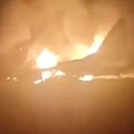 ഇന്ത്യൻ വ്യോമസേനയുടെ മിഗ് -29 യുദ്ധവിമാനം പരിശീലന പറക്കലിനിടെ തകര്‍ന്നുവീണു; വീഡിയോ