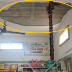 അംഗൻവാടിയുടെ മേൽക്കൂര തകർന്നുവീണ് നാല് കുട്ടികൾക്ക് പരുക്ക്