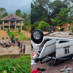 കാർ 30 അടി താഴ്ചയിലേക്ക് മറിഞ്ഞ് അപകടം; മൂന്ന് പേർക്ക് പരുക്ക്