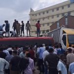 ബെംഗളൂരു – മൈസൂരു ഹൈവേയിൽ കെഎസ്ആർടിസി ബസ് മറിഞ്ഞ് അപകടം; 20ലധികം യാത്രക്കാർക്ക് പരുക്ക്