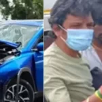 നടൻ ജീവയുടെ കാർ അപകടത്തിൽ പെട്ടു; നാട്ടുകാരോട് കയര്‍ത്ത് താരം – വീഡിയോ