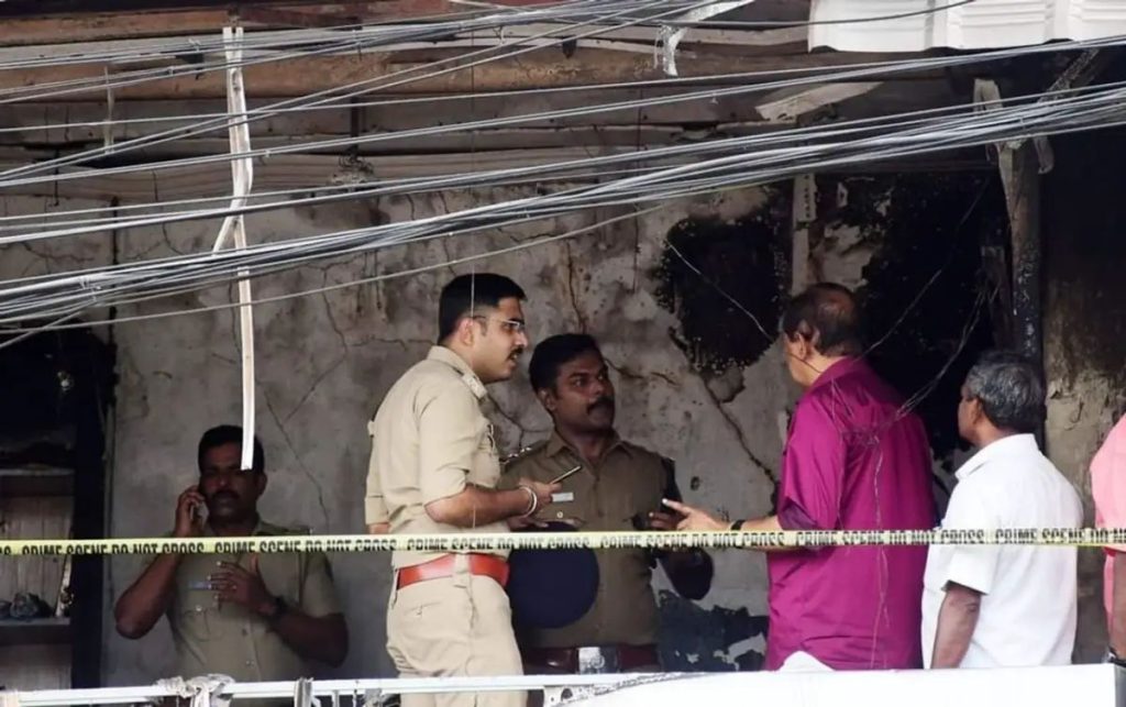 ഇൻഷുറൻസ് ഓഫീസിലെ തീപിടിത്തം: കൊലപാതകമെന്ന് സ്ഥിരീകരിച്ച്‌ പോലീസ്