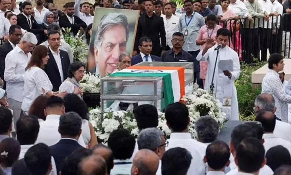 രത്തൻ ടാറ്റയ്ക്ക് വിടനൽകി രാജ്യം; ഭൗതികശരീരം പൂർണ ഔദ്യോഗിക ബഹുമതികളോടെ സംസ്‌കരിച്ചു