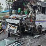 വിനോദയാത്രയ്ക്ക് പോയ ബസ് അപകടത്തില്‍പ്പെട്ടു