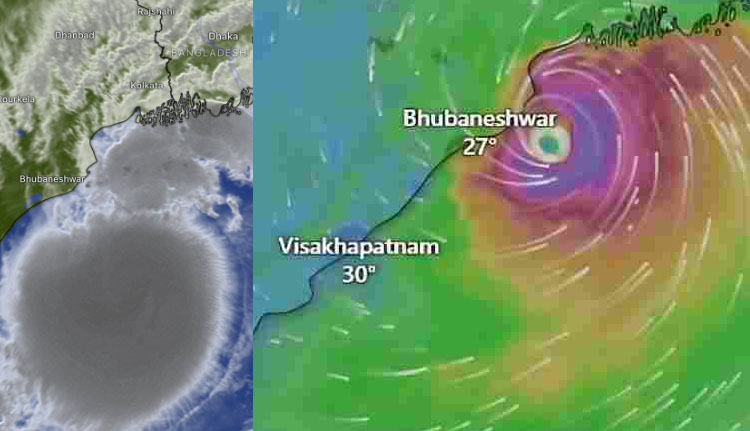 ദാന തീരം തൊട്ടു ; വിറങ്ങലിച്ച് ഒഡിഷ, വിമാനത്താവളങ്ങള് അടച്ചു, ട്രെയിനുകൾ റദ്ദാക്കി, 16 ജില്ലകൾക്ക് മിന്നൽ പ്രളയ മുന്നറിയിപ്പ്