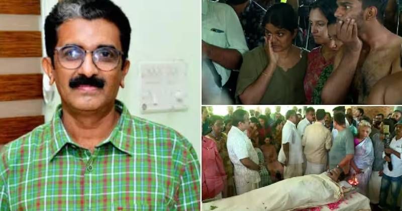 നവീന്‍ ബാബുവിന് വിട നല്‍കി ജന്മനാട്; ചിതയ്ക്ക് തീകൊളുത്തിയത് പെണ്‍മക്കള്‍