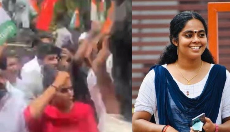 യുഡിഎഫ് യുവജന മാര്‍ച്ചിന് എത്തിയ വനിതാ നേതാവിന്റെ സ്വര്‍ണമാല കവര്‍ന്നു