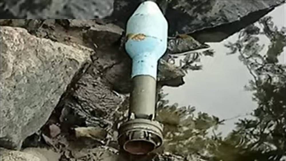 ശിവക്ഷേത്രത്തിനു സമീപം റോക്കറ്റ് ലോഞ്ചറിന്റെ ഭാഗം കണ്ടെത്തി