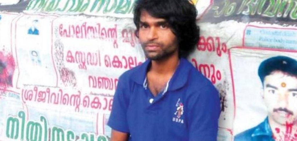 വഴിയാത്രക്കാരനെ കല്ലുകൊണ്ട് ആക്രമിച്ചു; സെക്രട്ടേറിയറ്റിന് മുന്നില്‍ സമരം ചെയ്യുന്ന ശ്രീജിത്ത് അറസ്റ്റിൽ