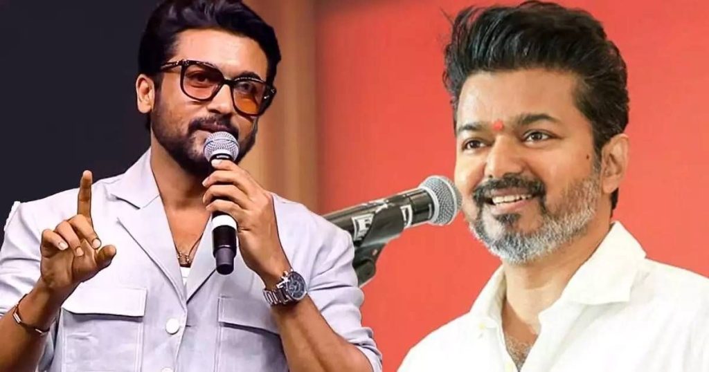 ‘എന്റെ സ്നേഹിതന്റെ പുതിയ യാത്രയ്ക്ക് എല്ലാ ആശംസകളും നേരുന്നു’; വിജയ്‌യുടെ പുതിയ പാര്‍ട്ടിക്ക് ആശംസകളുമായി സൂര്യ