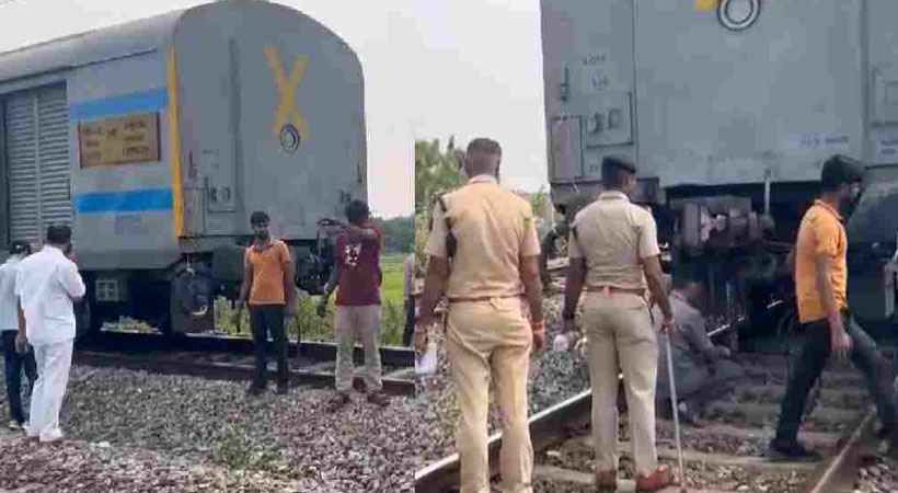 തമിഴ്‌നാട്ടിലെ കാട്ട്പാടിയില്‍ ട്രെയിന്‍ പാളം തെറ്റി