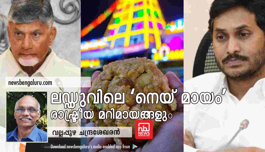 ലഡ്ഡുവിലെ ‘നെയ് മായം’ – രാഷ്ട്രീയ മറിമായങ്ങളും 