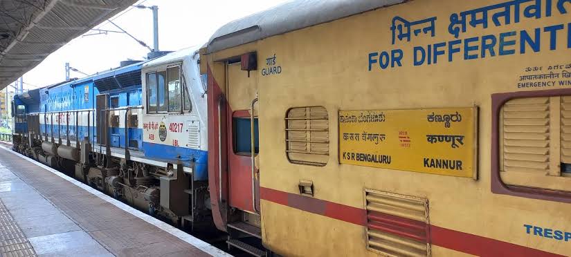 കെഎസ്ആർ ബെംഗളൂരു – കണ്ണൂർ എക്സ്പ്രസ് ട്രെയിൻ; നവംബർ മുതൽ എസ്എംവിടി ബൈയപ്പനഹള്ളിയിൽ നിന്ന്