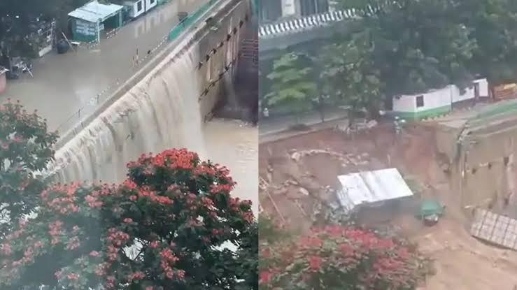 കനത്ത മഴയിൽ മുങ്ങി മാന്യത ടെക് പാർക്ക്
