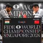 ലോക ചെസ് ചാമ്പ്യൻഷിപ്പ്; ഇന്ത്യയുടെ ഡി. ഗുകേഷിന് ആദ്യജയം, ലോക ചാമ്പ്യനെ വീഴ്ത്തി ഇന്ത്യൻ താരം