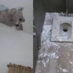 വീണ്ടും ടോയ്ലറ്റ് അപകടം; പിഡബ്ല്യുഡി റസ്റ്റ് ഹൗസില് സീലിംഗ് ഇളകി വീണു