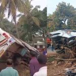 കണ്ണൂരില്‍ ശബരിമല തീര്‍ത്ഥാടകര്‍ സ‍ഞ്ചരിച്ച ബസ് അപകടത്തിൽപെട്ടു; തീര്‍ത്ഥാടകര്‍ക്ക് പരുക്ക്