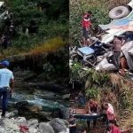 ബസ് കൊക്കയിലേക്ക് മറിഞ്ഞ് അപകടം; 28 പേര്‍ മരിച്ചു