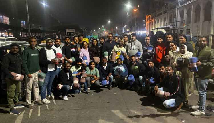 തെരുവോരങ്ങളിൽ അന്തി ഉറങ്ങുന്നവർക്ക് സ്നേഹ പുതപ്പുമായ് ബി.എം.എഫ്