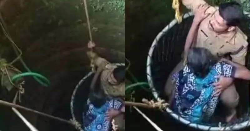 വീട്ടമ്മ 50 അടി താഴ്ച്ചയുള്ള കിണറ്റില്‍ വീണു; രക്ഷകരായി ഫയര്‍ഫോഴ്സ്
