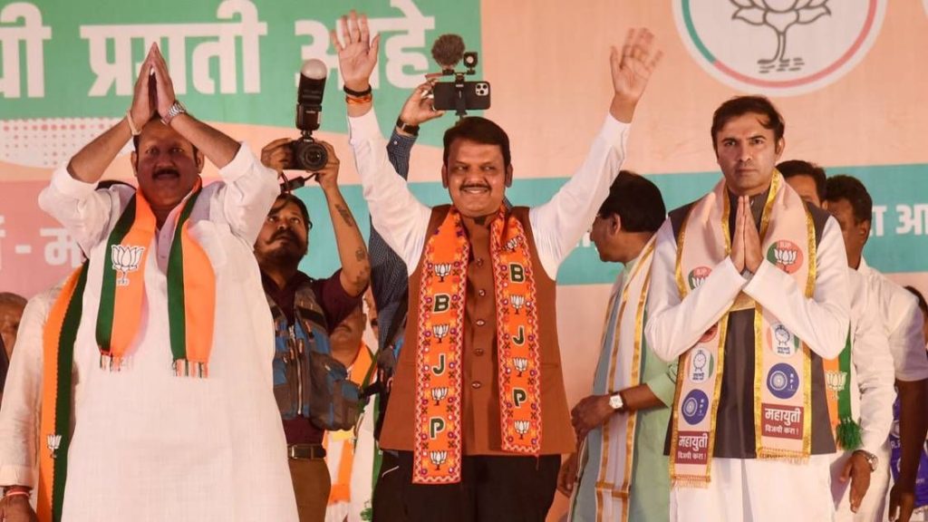 മഹാരാഷ്ട്രയില്‍ ബിജെപി സഖ്യത്തിന് മേല്‍ക്കൈ; ഝാര്‍ഖണ്ഡില്‍ ഇഞ്ചോടിഞ്ച് പോരാട്ടം