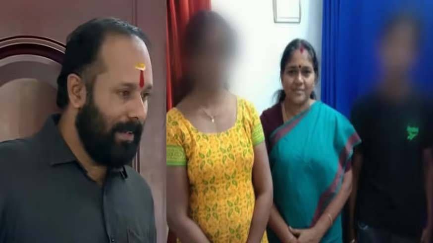 ശോഭയുടെ വാദം തെറ്റ്; കുടുംബാംഗങ്ങള്‍ക്കൊപ്പം ശോഭ സുരേന്ദ്രന്‍ നില്‍ക്കുന്ന ചിത്രം പുറത്തുവിട്ട് തിരൂര്‍ സതീശന്‍