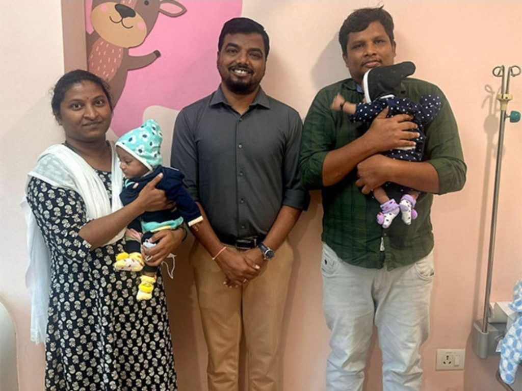 ബെംഗളൂരുവിൽ ആദ്യമായി ആറ് മാസം പ്രായമുള്ള 600 ഗ്രാമിൽ താഴെ ഭാരവുമുള്ള ഇരട്ടക്കുട്ടികൾ ജനിച്ചു