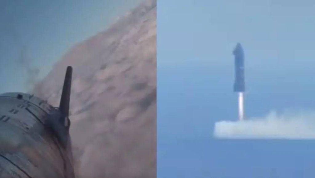 വീണ്ടും ചരിത്രം കുറിച്ച് സ്പേസ് എക്സ്; സ്റ്റാര്ഷിപ്പ് റോക്കറ്റ് വിക്ഷേപണം വിജയം